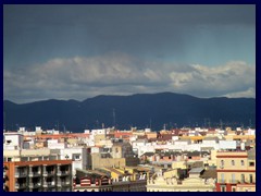 Views from Torres de Serranos 29 - Menacing sky and mountains